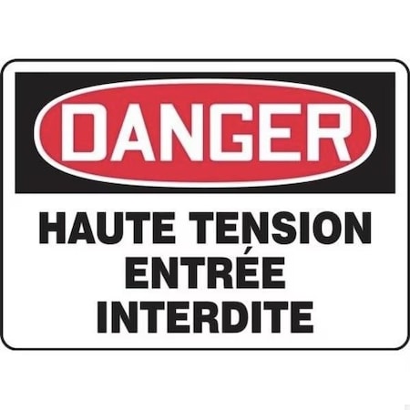 Accuform OSHA DANGER SAFETY SIGN HIGH FRMELC128XT FRMELC128XT